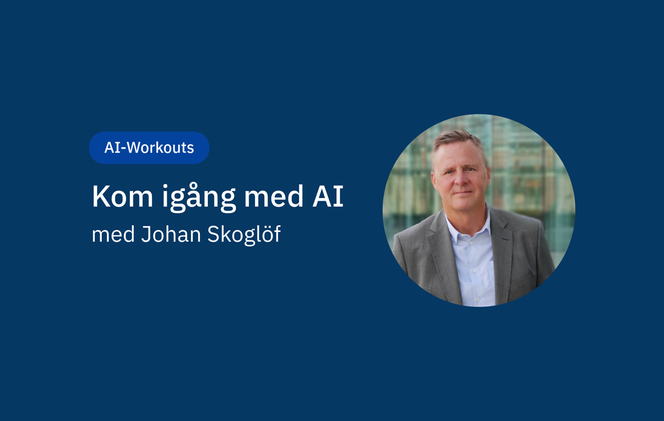 AI-workout: Kom igång med AI